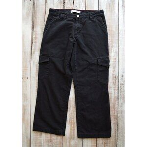 Tommy Hilfiger Jeans women Size 6 VTG capris cotton pockets dark cropped denim